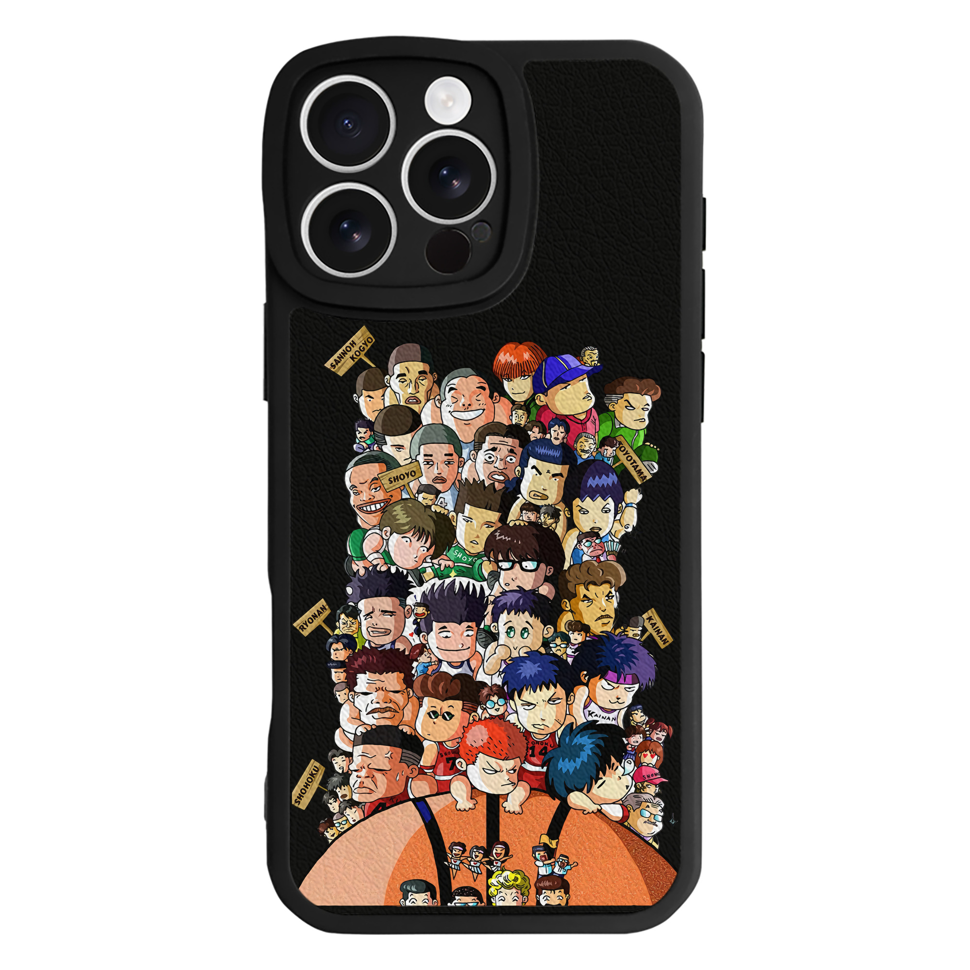 （画像用） SLAM DUNK／スラムダンク 【iPhone 16シリーズ対応】シリコンスマホケース（レザー調） 材質：シリコン